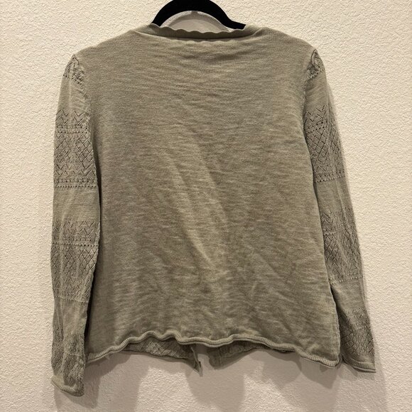 Frye Knit Button Front Cardigan Sweater – Sage Green (XL) - Picture 7 of 7